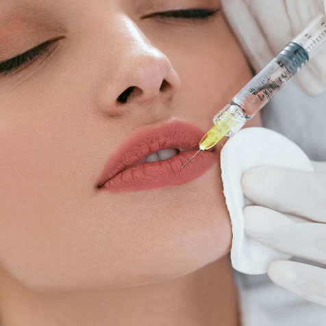 Image of patient being treated with RHA® Collection